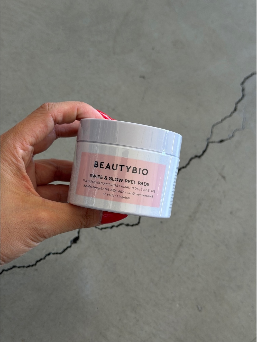 BeautyBio / Swipe & Glow Peel Pads / 50pc / AHA BHA PHA